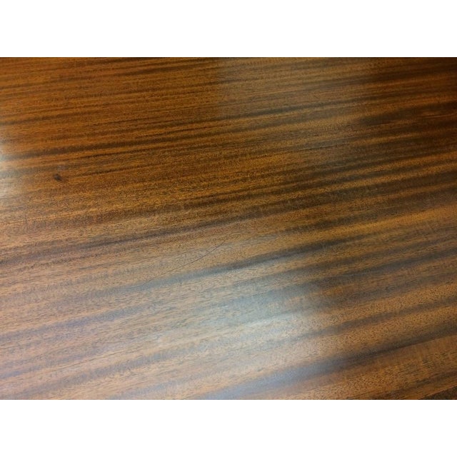 Vintage Colonial Style Dining Table, Two Leaves For Sale - Image 9 of 16