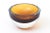 This vintage signed Murano sommerso chunky glass bowl is amber, brown to clear at the bottom. It is thick walled. From the...