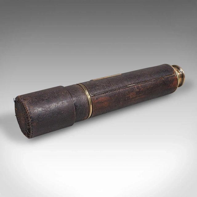 Antique Lord Bury 4 Draw Telescope, English, Terrestrial, Jh Steward, Victorian For Sale - Image 6 of 10