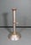 Antique Mixed-Metal Push-Up Candlestick, Brass & Copper, 10.75"h For Sale In Austin - Image 6 of 8