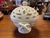 Traditional 20th Century Creamware Pottery Reticulated Covered Bowl For Sale - Image 3 of 7
