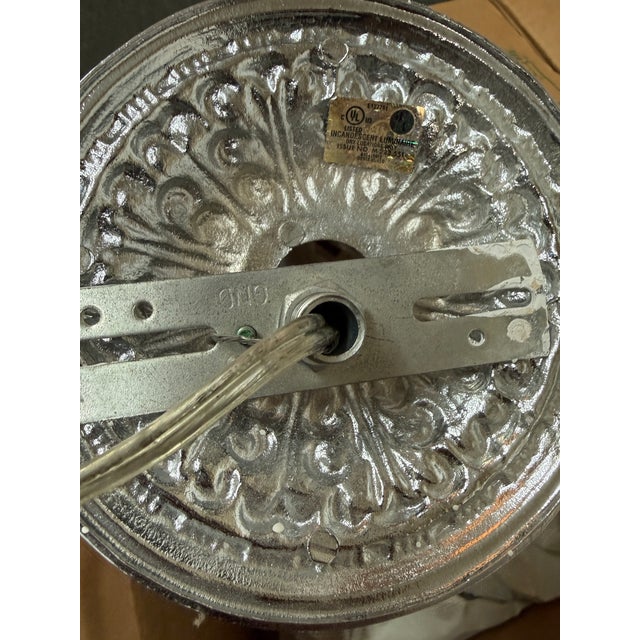 Crystal Chandelier, Vintage For Sale - Image 11 of 12