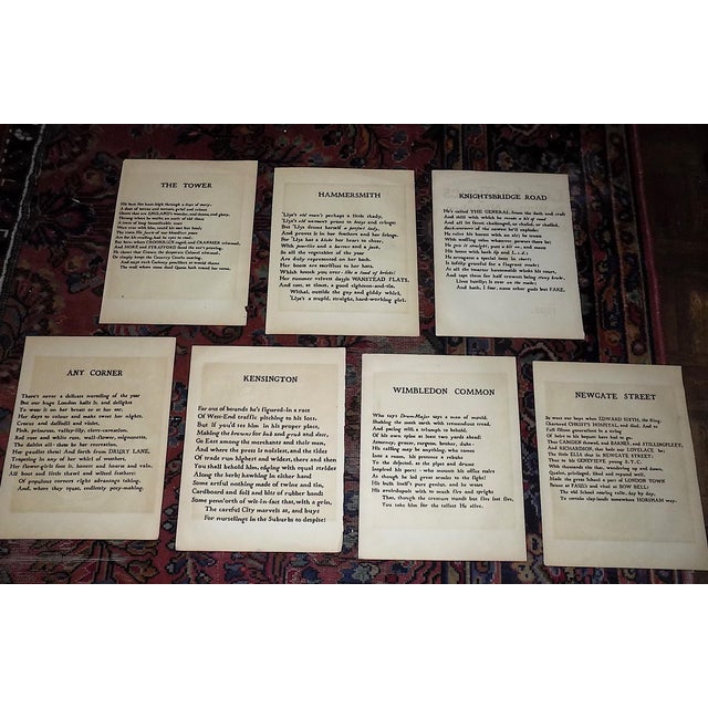 Antique 19th Century Wm Nicholson "London Types" Lithographs With Several W.E.Henly Quatorzains -Set of 6 For Sale In Cincinnati - Image 6 of 7