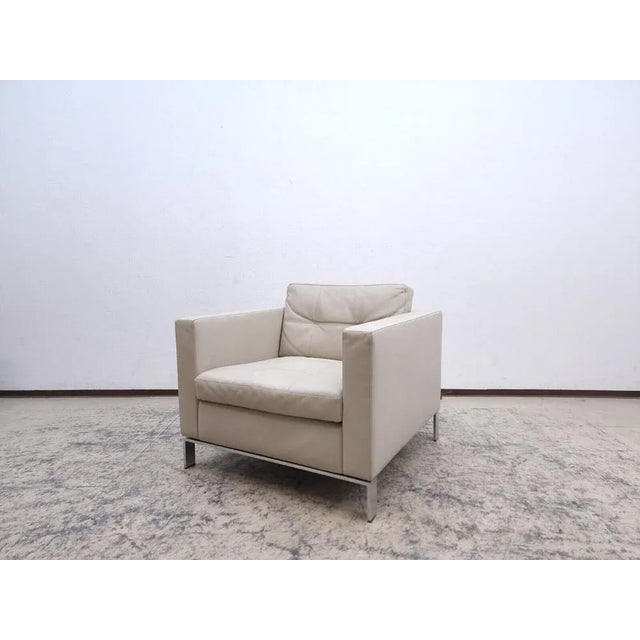 German Grey 502 Chair in Leather from Walter Knoll For Sale - Image 12 of 13
