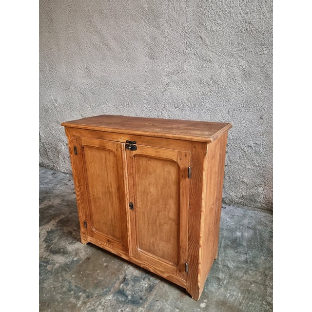 Antique French Pine Cupboard, Early 20th Century For Sale - Image 9 of 14
