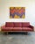Mid-Century Modern 1950’s Hans Wegner Style Oak 3 Seater Sofa For Sale - Image 3 of 9