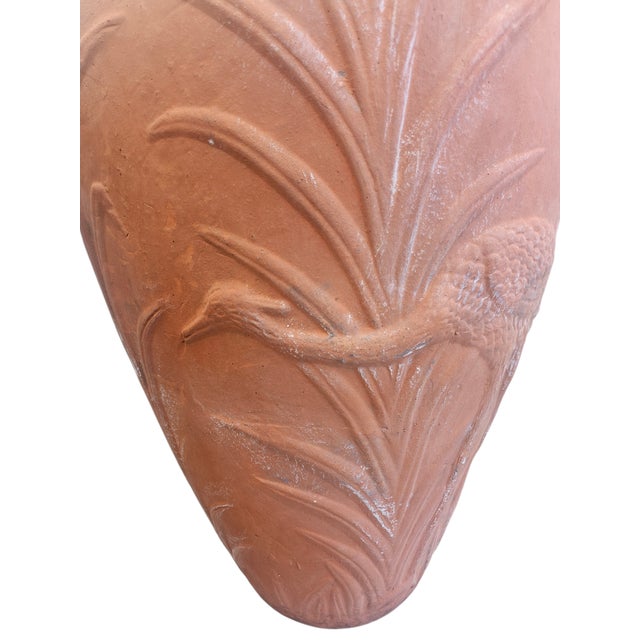 Art Deco Terra Cotta Vase in the Manner of Jean Dunand For Sale - Image 4 of 8