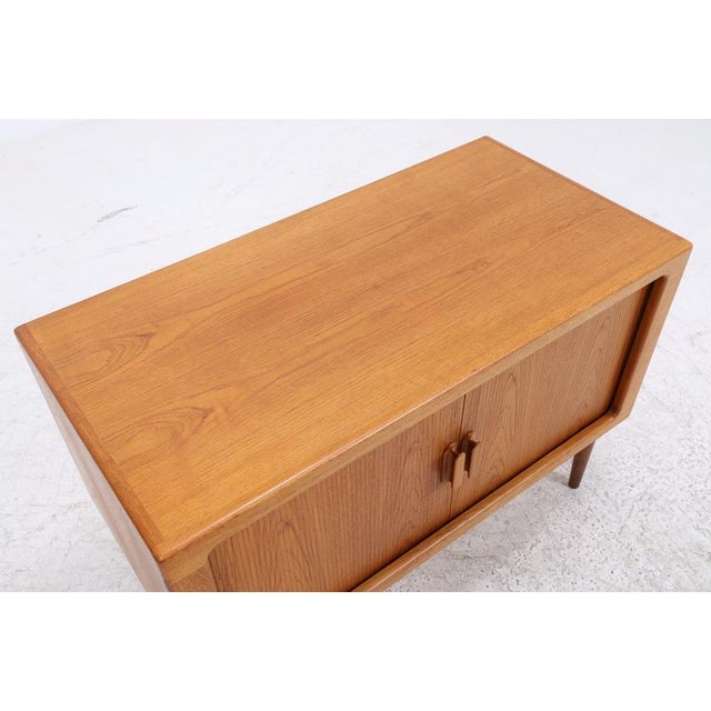 Wood Mid-Century Danish Chest of Drawers in Teak with 2 Doors from Silkeborg For Sale - Image 7 of 14