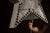 Metal Vintage Punched Tin Figural Lighted Star Sign For Sale - Image 7 of 10