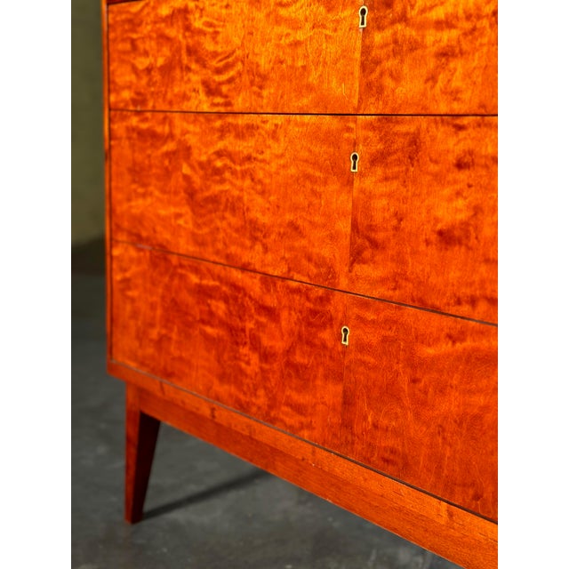 1950s Vintage Secretaire in Elm/Burr Wood, 1950s For Sale - Image 5 of 6