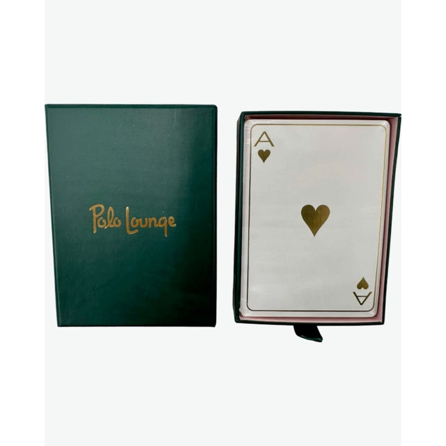 Beverly Hills Hotel Polo Lounge Playing Cards For Sale - Image 11 of 12