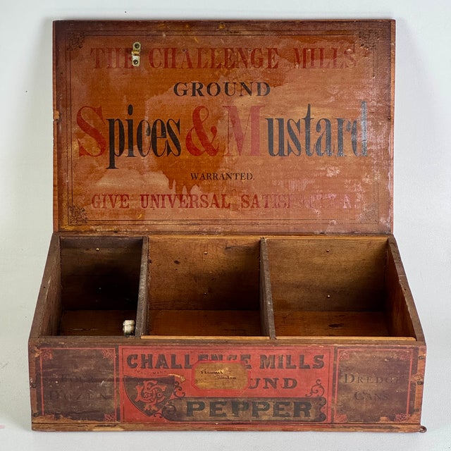 Early 20th Century Vintage Primitive Wood Cupboard With Herbes Menu For Sale - Image 5 of 8