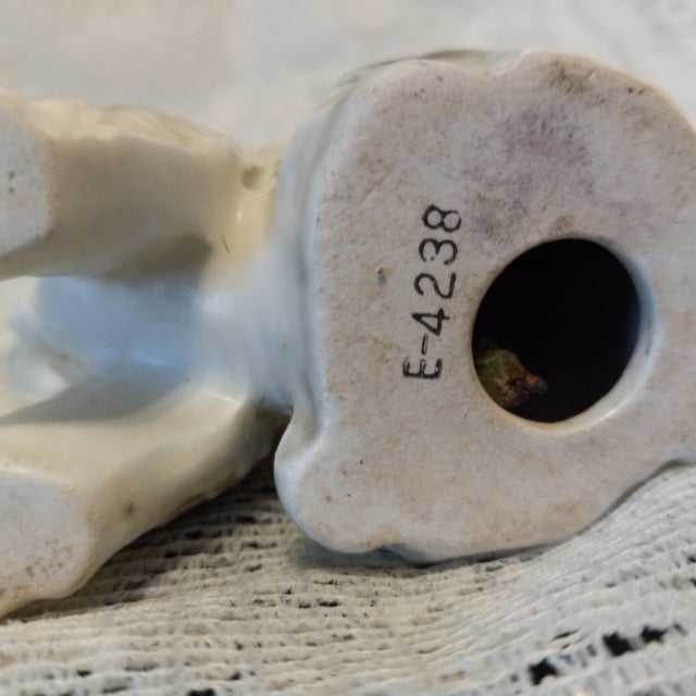 Mid-Century Modern 1960s Lefton Black and White Springer Spaniel For Sale - Image 3 of 3