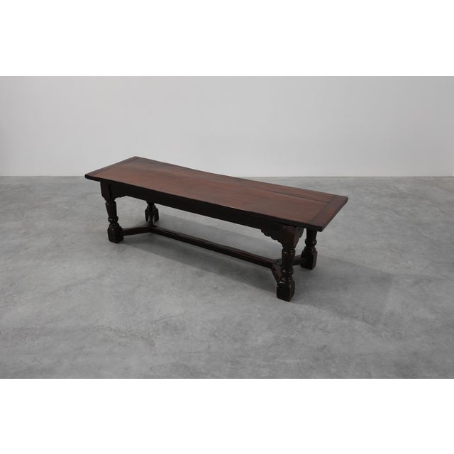 17th Century Belgian Full Dark Oak Dining Table For Sale - Image 12 of 18