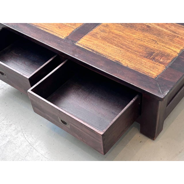 Colonial Coffee Table with Drawers For Sale - Image 5 of 16