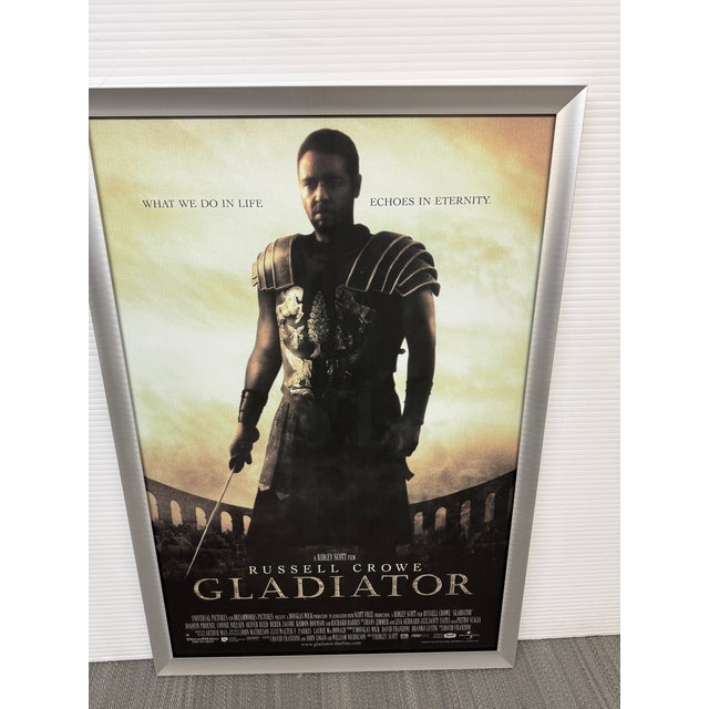 Cinematic Movie Poster of the Gladiator Maximus in Shadow, Framed For Sale In San Francisco - Image 6 of 12