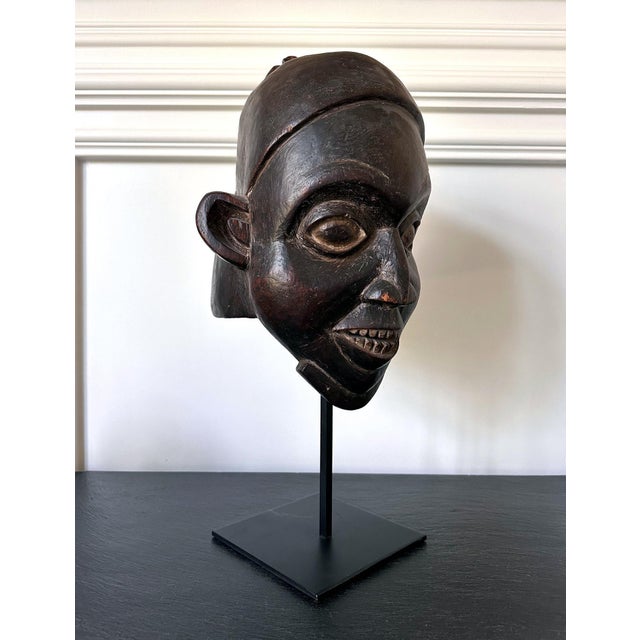 Helmet Crest Ngoin Mask from Cameroon Africa For Sale - Image 4 of 15