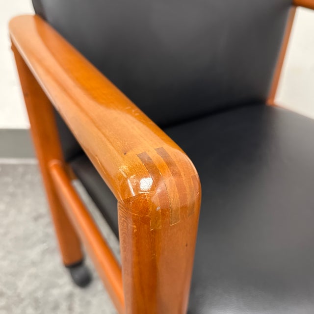 Benny Linden Mid Century Style Office Chair on Casters For Sale - Image 9 of 12