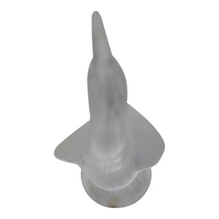 Lalique France Frost Crystal Daphnis Seagull For Sale