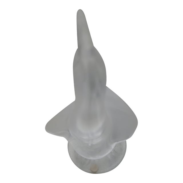 Lalique France Frost Crystal Daphnis Seagull For Sale