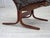 1970s, Norwegian design by Ingmar Relling, model "Siesta". Original brown furniture leather, bent beech wood, canvas....