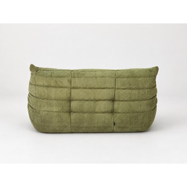 2010s Olive Togo 2-Seater Sofa by Michel Ducaroy for Ligne Roset, 2019 For Sale - Image 5 of 12