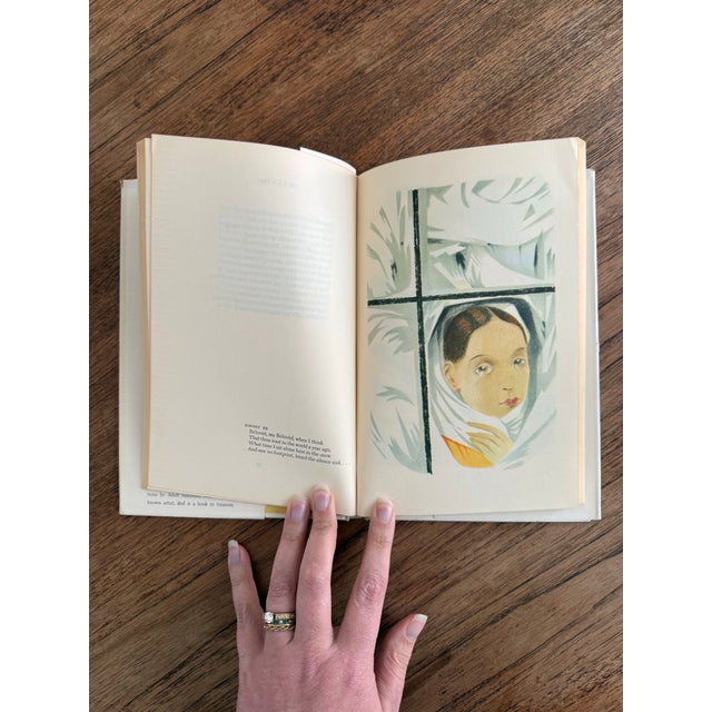 Paper 1954 Edition of "Sonnets From the Portuguese and Other Love Poems" Book by Elizabeth Barrett Browning For Sale - Image 7 of 11