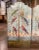 Italian Pair of Mid-Century Italian Hand Painted Tropical Bird Panels on Canvas For Sale - Image 3 of 12