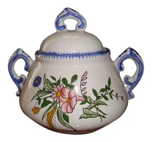 Early 21st Century French Hand-Painted Terracotta Tureen