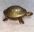 1970s 1970s Mid-Century Modern Brass Turtle Keepsake Cone/Loose Incense Herb Burner Ashtray For Sale - Image 5 of 12
