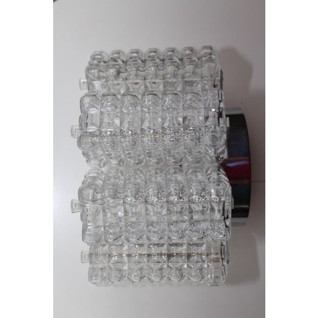 Cubist Wall Lights from Stölzle, 1960s, Set of 2 For Sale - Image 4 of 18