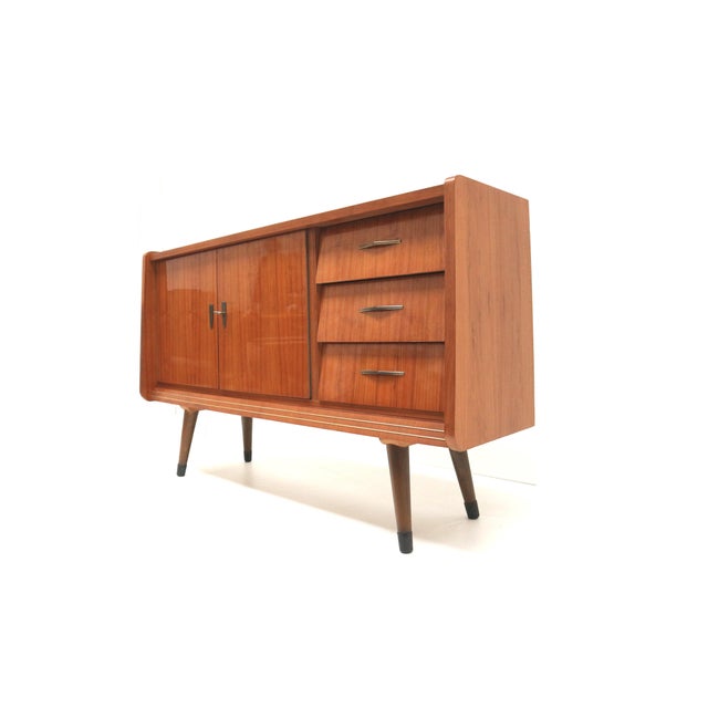 1950s Vintage Sideboard with Drawers and Doors, 1950s For Sale - Image 5 of 7