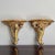 Mid-20th Century Carved Wood Rococo Style Wall Brackets -- A Pair For Sale - Image 9 of 18