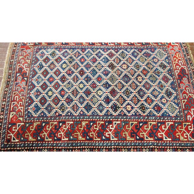 Textile Antique Shirvan Caucasian Rug For Sale - Image 7 of 9