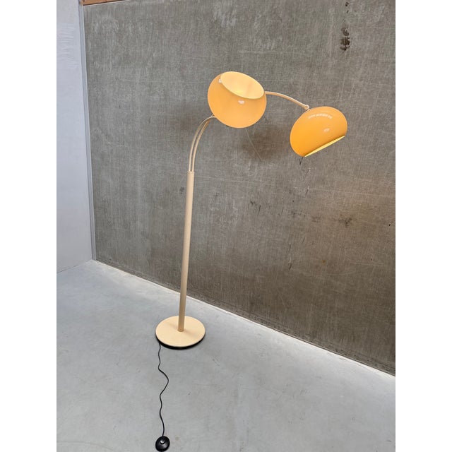 Vintage Double Arch Mushroom Floor Lamp, 1970s For Sale - Image 9 of 11