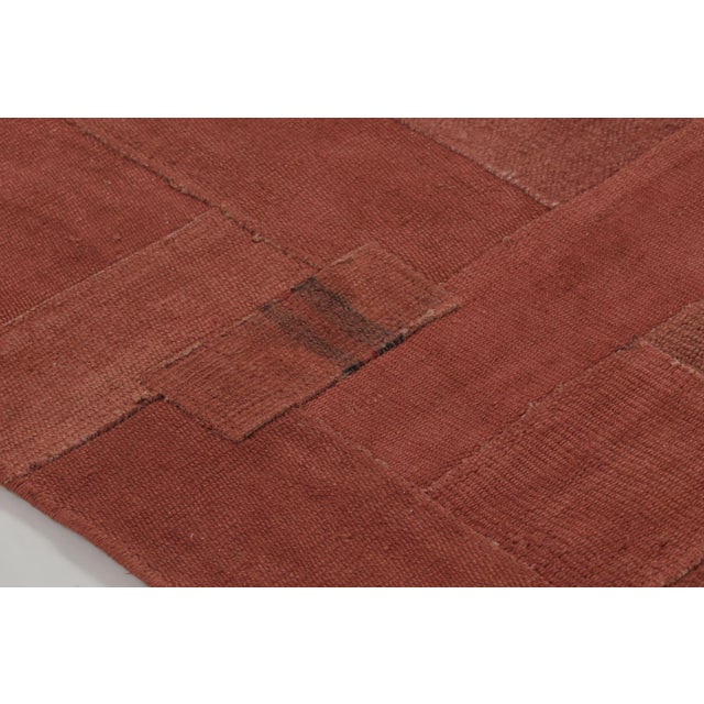 1950s Vintage Turkish Patchwork Kilim Runner in Warm Red Tones - Rug & Kilim For Sale - Image 5 of 8