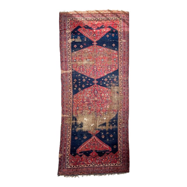 Antique Palace Size True Kelleh Nomadic Karabagh Rug 7.2 x 17.4 For Sale