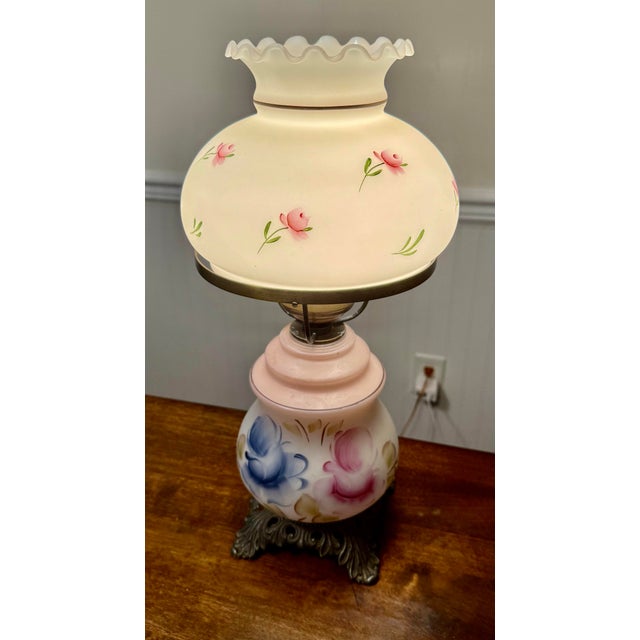 This lamp functions as a decorative and functional lighting piece, providing ambient illumination with multiple three way...