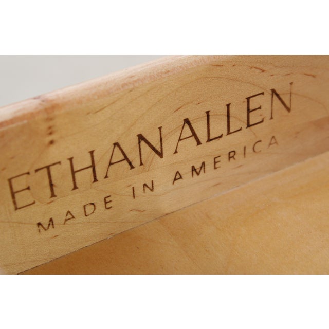 Ethan Allen Cherry 1 Drawer End Table For Sale - Image 13 of 13