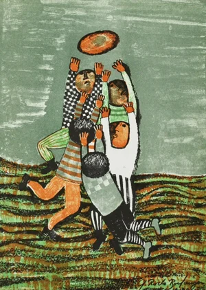 1973 Graciela Boulanger Original Lithograph Untitled 1