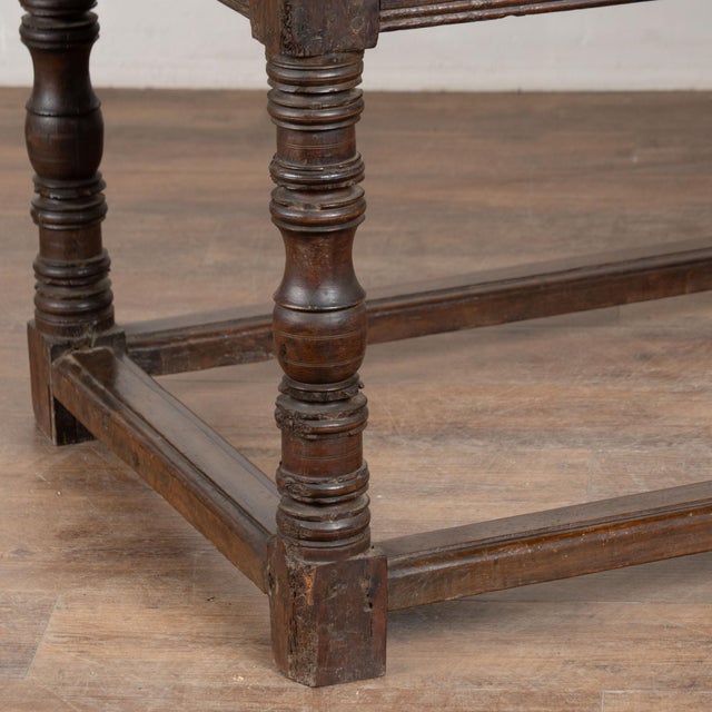 18th Century Console Table With Two Carved Drawers, Portugal​​​​​​​ For Sale - Image 16 of 18