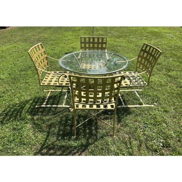 Perfect for your outdoor space! The table measures 42x29, the 3 rockers measure 17.5x22x36 and the standard chair measures...