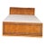 Stunning and Very Rare Hand Carved 1950's Bird's Eye Maple Tall Dresser For Sale - Image 10 of 10