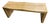 Andrianna Shamaris Natural Teak Wood Wave Bench For Sale