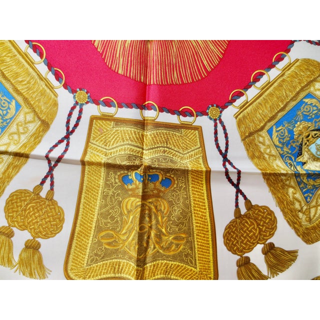 Hermes Silk Scarf " Poste Et Cavalerie" 1987 For Sale - Image 9 of 11