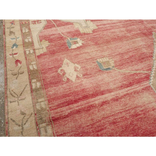 Rustic Galerie Shabab Collection Mid-20th Century Turkish Anatolian Room Size Carpet For Sale - Image 3 of 8