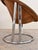 Brown Balloon Sling Armchair in Brown Suede from Lusch & Co For Sale - Image 8 of 11