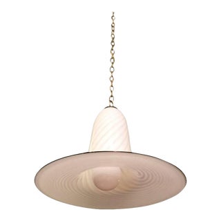 Italian Mid-Century Murano Handblown Glass Chandelier by Seguso For Sale