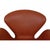 Swan Chair in Cognac Aura Leather by Arne Jacobsen, 2000s For Sale - Image 13 of 18