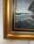 Impressionist Vintage Signed Oil Painting Stormy Sea Fishing Boats Maritime Seascape Framed For Sale - Image 3 of 10